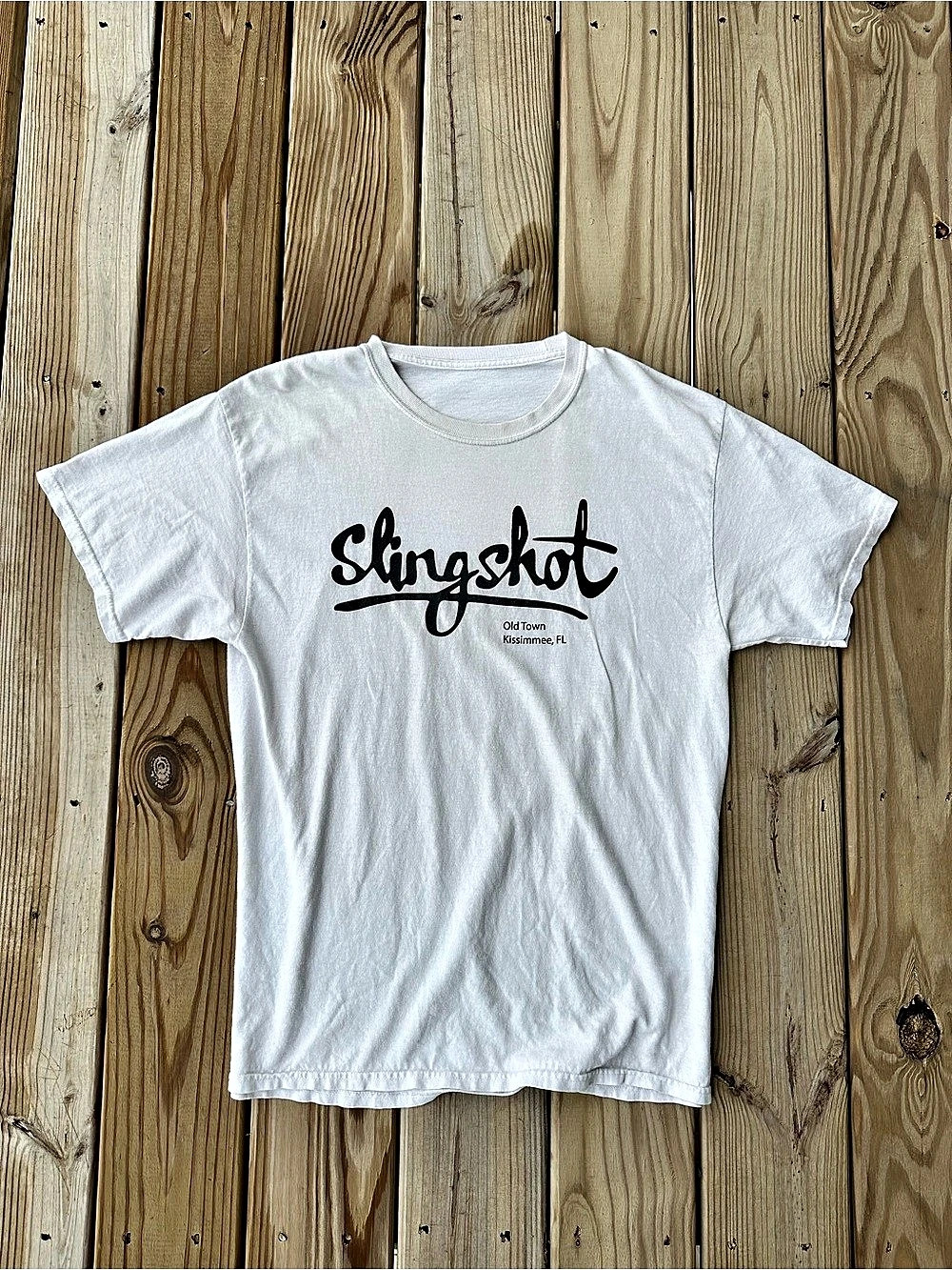 Y2K Slingshot Vomatron Kissimmee Florida Graphic Shirt